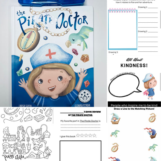 FREE Book Companion Printable Activity for The Pirate Doctor  Rhyme Book About Kindness Ocean Theme