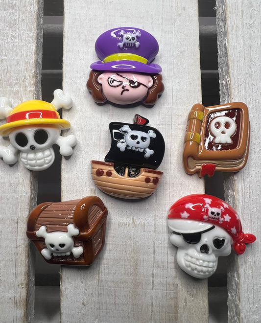 Pirate mini objects speech therapy pirate theme Ocean trinkets