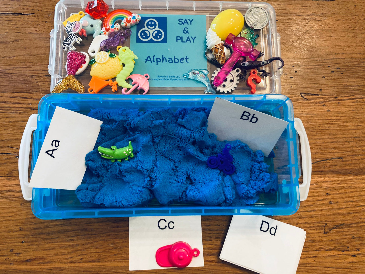 Alphabet Objects Sensory Box Mini Objects for Speech Therapy Beginning Sounds Set Alphabet Trinkets