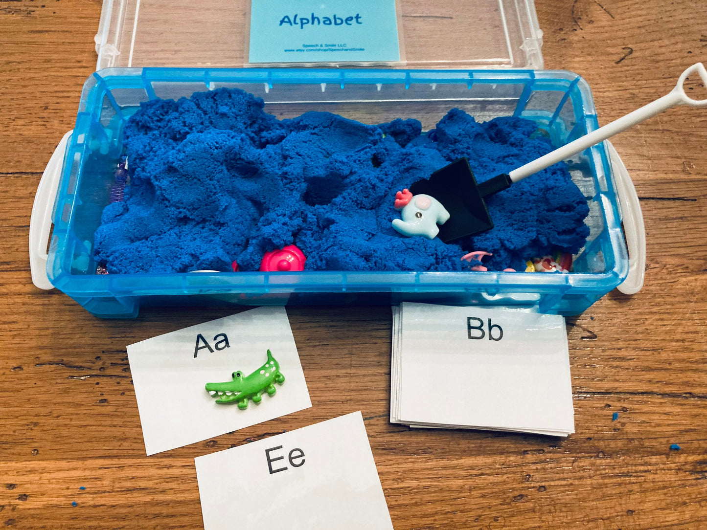 Alphabet Objects Sensory Box Mini Objects for Speech Therapy Beginning Sounds Set Alphabet Trinkets