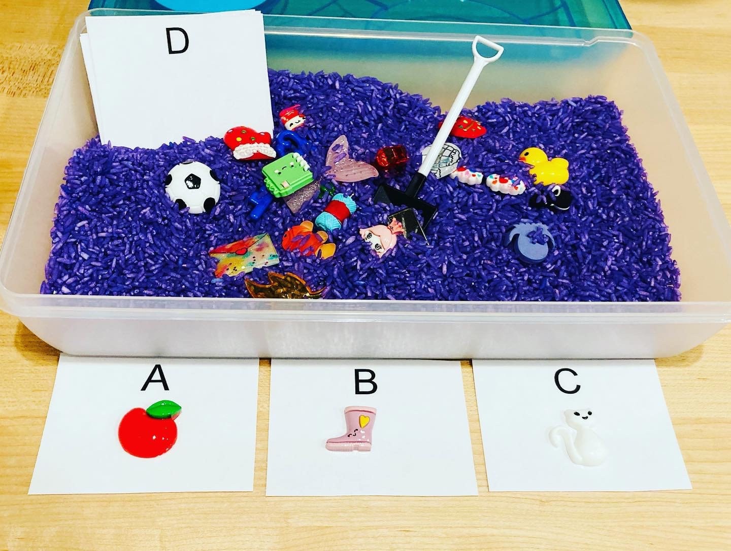 ALPHABET Objects Sensory Play Mini Objects Speech Therapy Mini Objects Beginning Sound Objects I Spy Trinkets