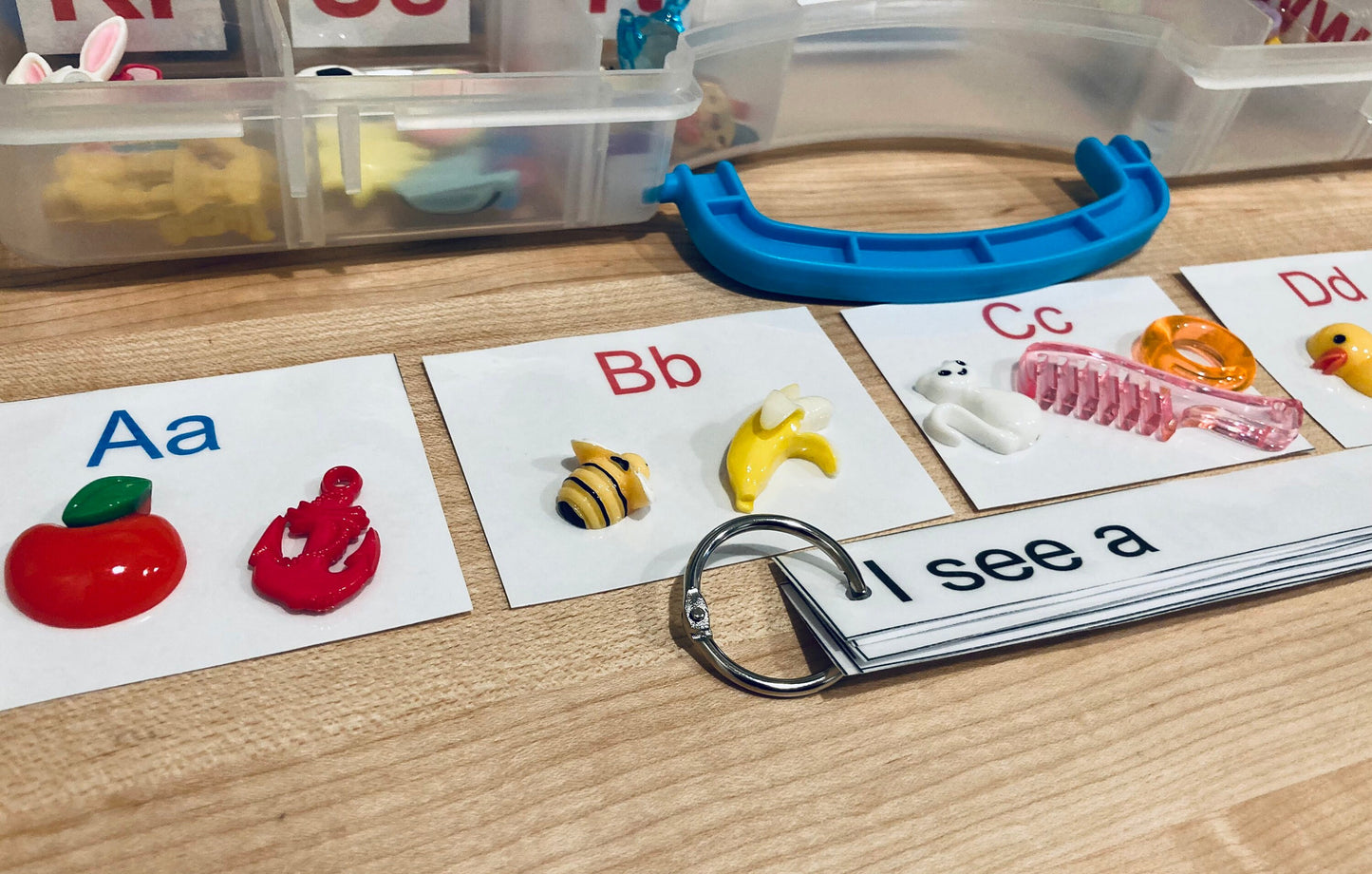 Alphabet Objects 132 Objects-I spy Objects Classroom Alphabet Set-Montessori Sound Objects-Objects to Teach Sounds- Minis for Speech Therapy