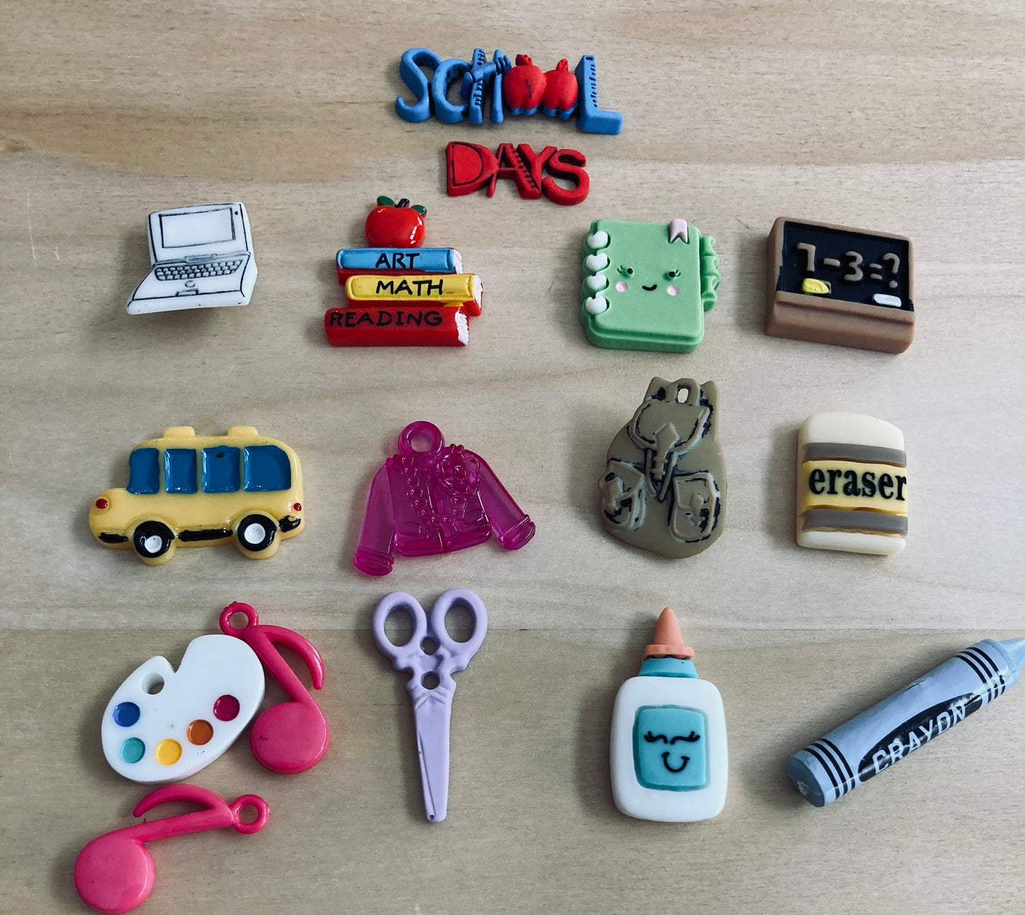 Theme Trinkets- Speech Mini Objects-Theme Mini Objects-Theme Trinkets Doodads-Speech minis Play-Miniature Play