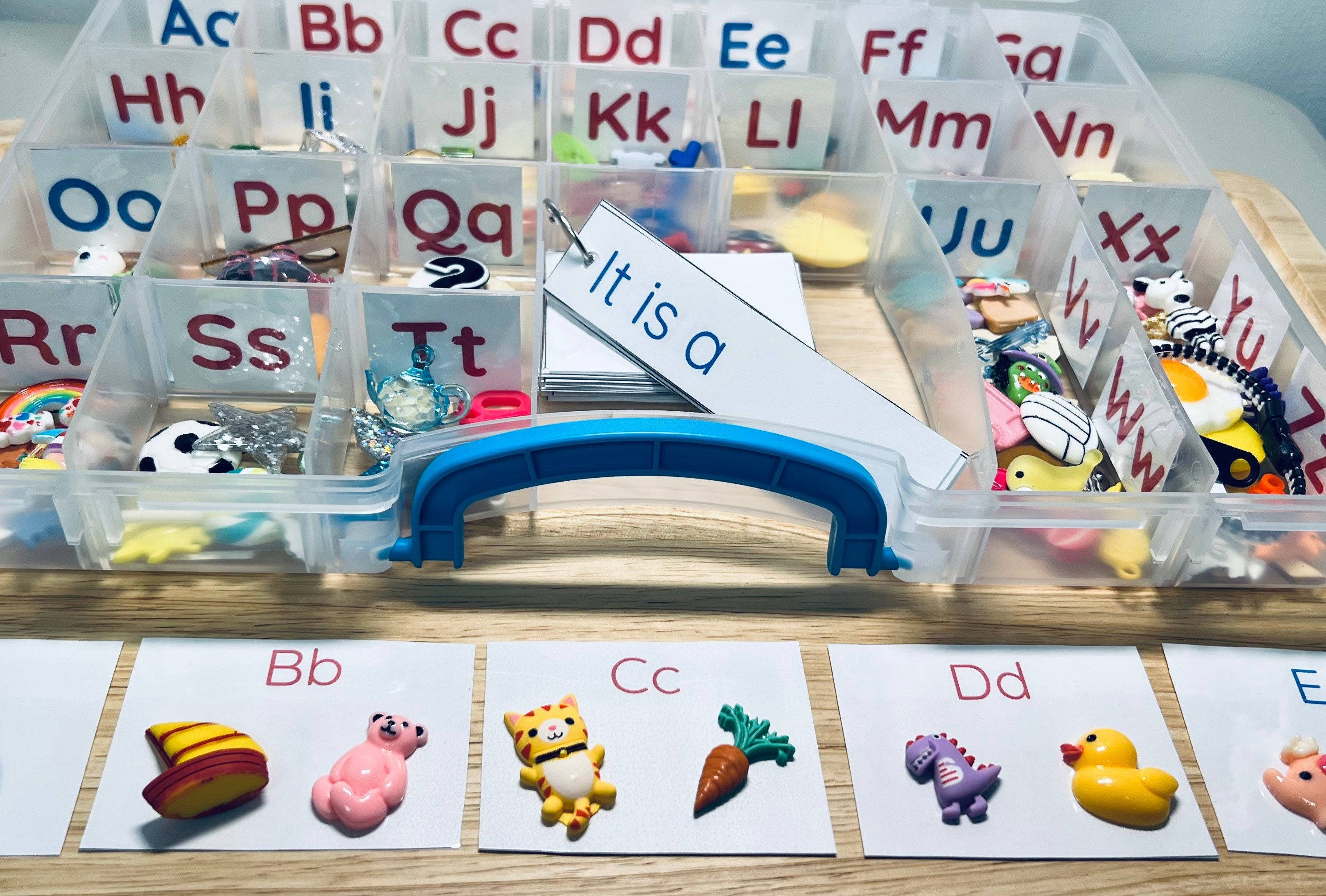 Alphabet Mini Objects and Alphabet Kits – Speech and Smile