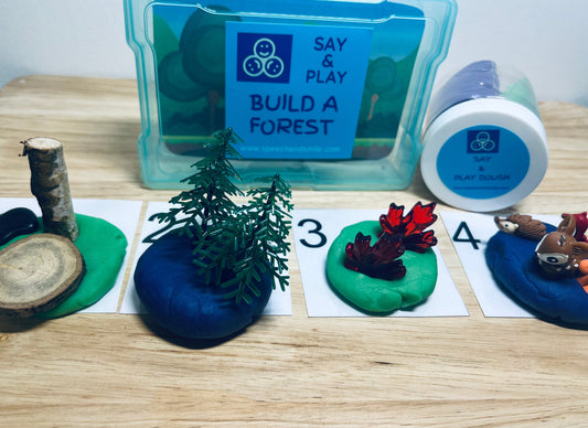 Build a FOREST Kit Woodland Minis Speech Therapy Language Kit-Speech Therapy Mini Objects-Speech Task Box-Forest trinkets