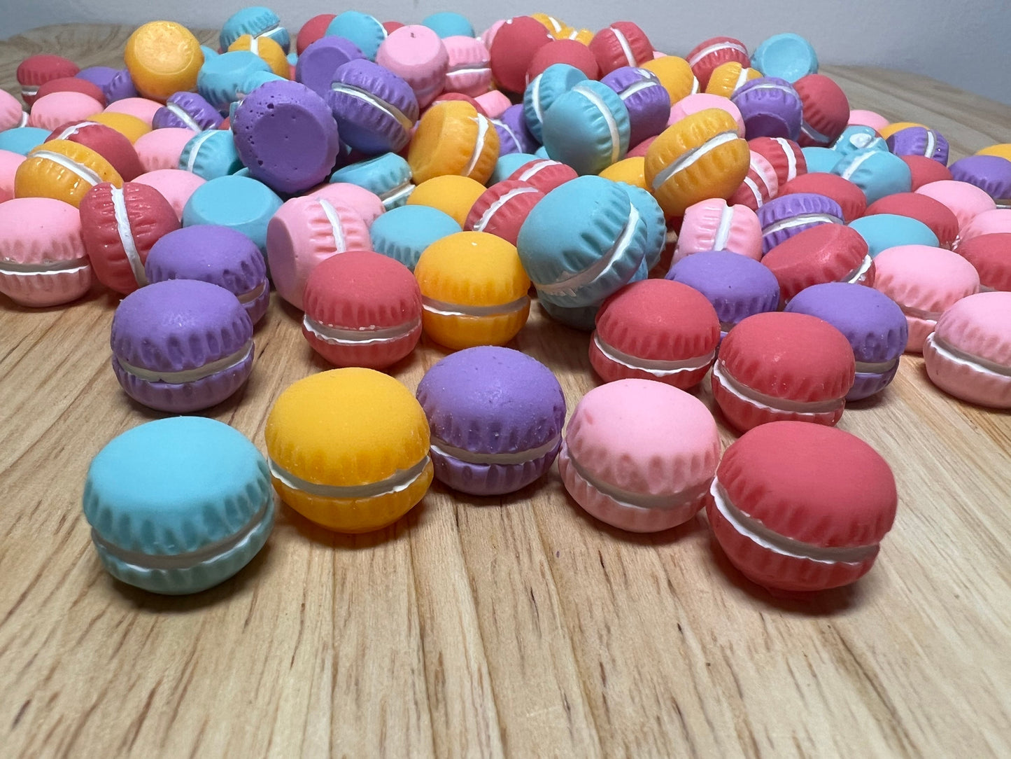 Mini Macaron Objet-Orthophonie Thème Alimentaire Objets-A La Carte Bibelots-Bibelots pour I Spy Bibelots Doodads SLP Mini Objets