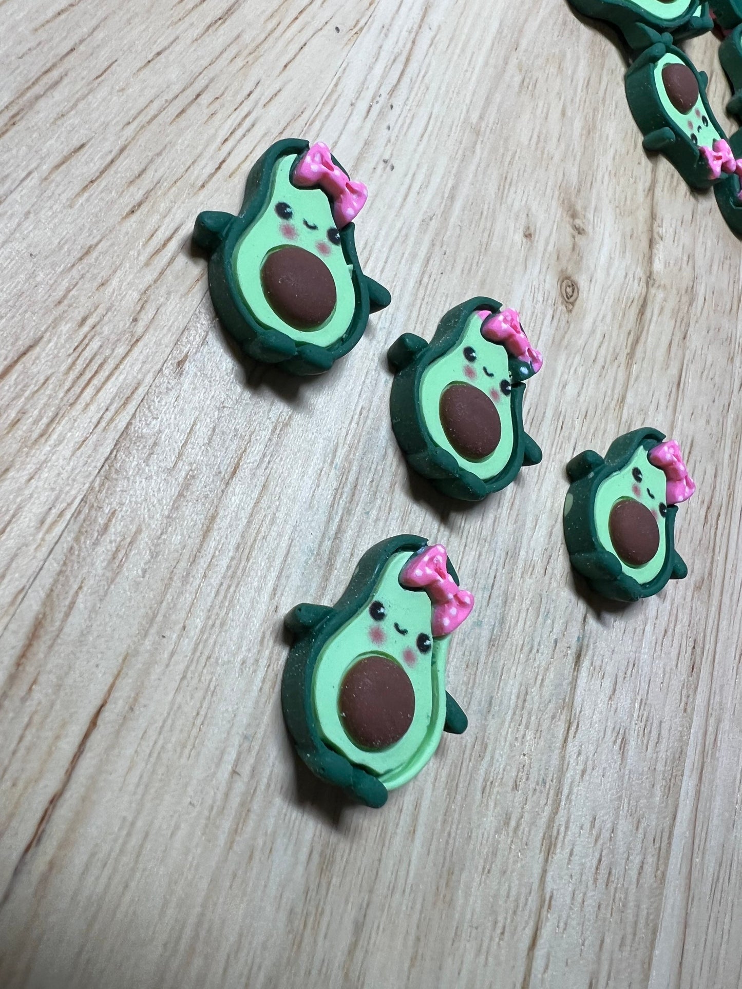 Avocado Object-Speech Therapy Mini Objects-Food Theme Mini Objects-Resin Avocado Cabochon Food Trinkets-Minis for Speech Therapy