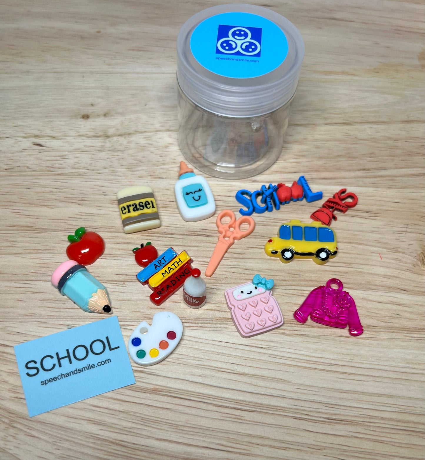 Tema Mini Objeto JARS-Terapia del Habla Mini Objetos-Tema Mini Objetos-Juego Temático-Objetos de Lenguaje Montessori-Juego en Miniatura-Objeto Temático SLP