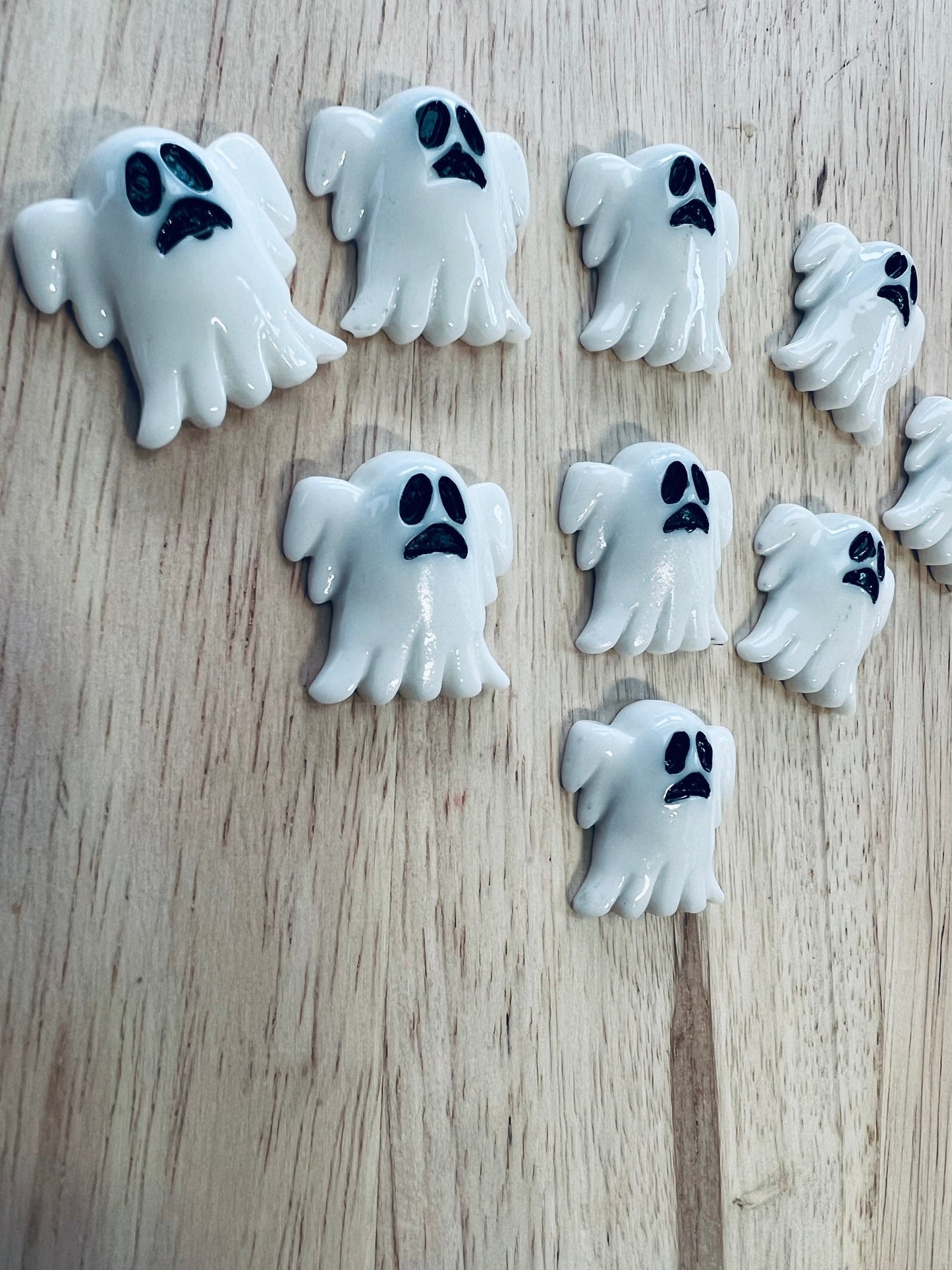 Mini GHOST Trinket-Halloween Trinkets-Speech Therapy Mini Objects-Speech Minis-Resin Ghost-Speech Therapy Trinkets Doodads