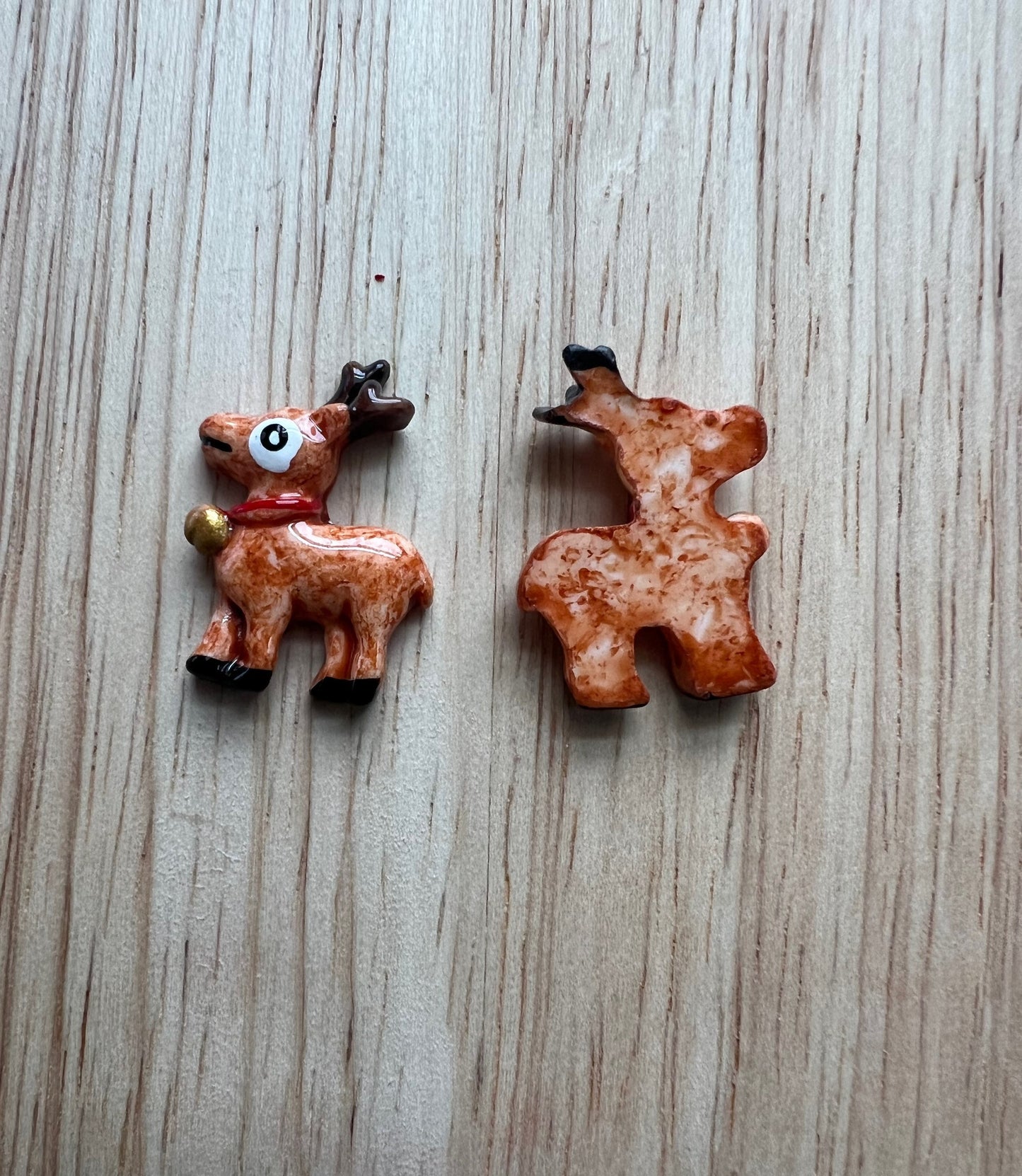 Mini REINDEER Object-WINTER Theme-Speech Therapy Mini Objects-I spy Objects-Sensory Bin Objects-Mini Resin Reindeer-Minis for Speech Therapy