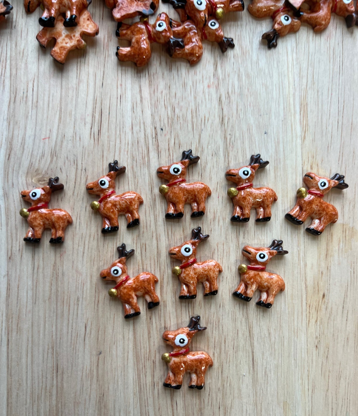 Mini REINDEER Object-WINTER Theme-Speech Therapy Mini Objects-I spy Objects-Sensory Bin Objects-Mini Resin Reindeer-Minis for Speech Therapy