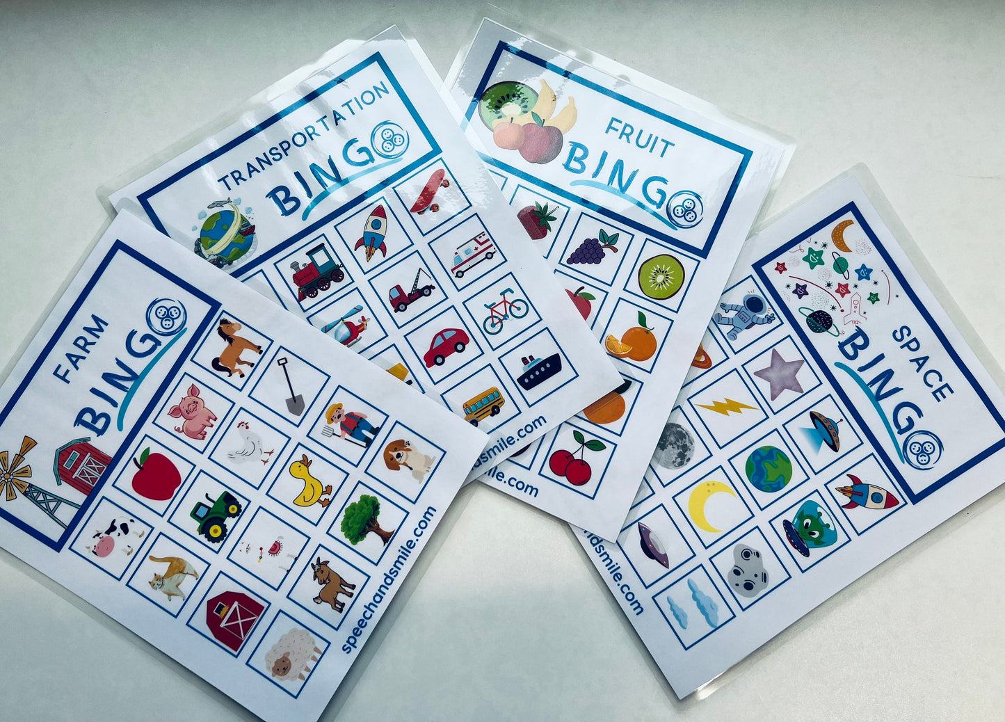 THEME BINGO Matching Game avec Mini Objets-Mini Objets Activité d'Orthophonie-Orthophonie-Parole et Sourire- Minis pour l'Orthophonie