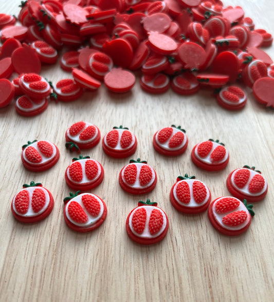 Mini POMEGRANATE objects for I spy-Speech Therapy Mini Objects-Fruit Trinkets-I Spy Trinkets-Resin Pomegranate Cabochon-Speech Therapy