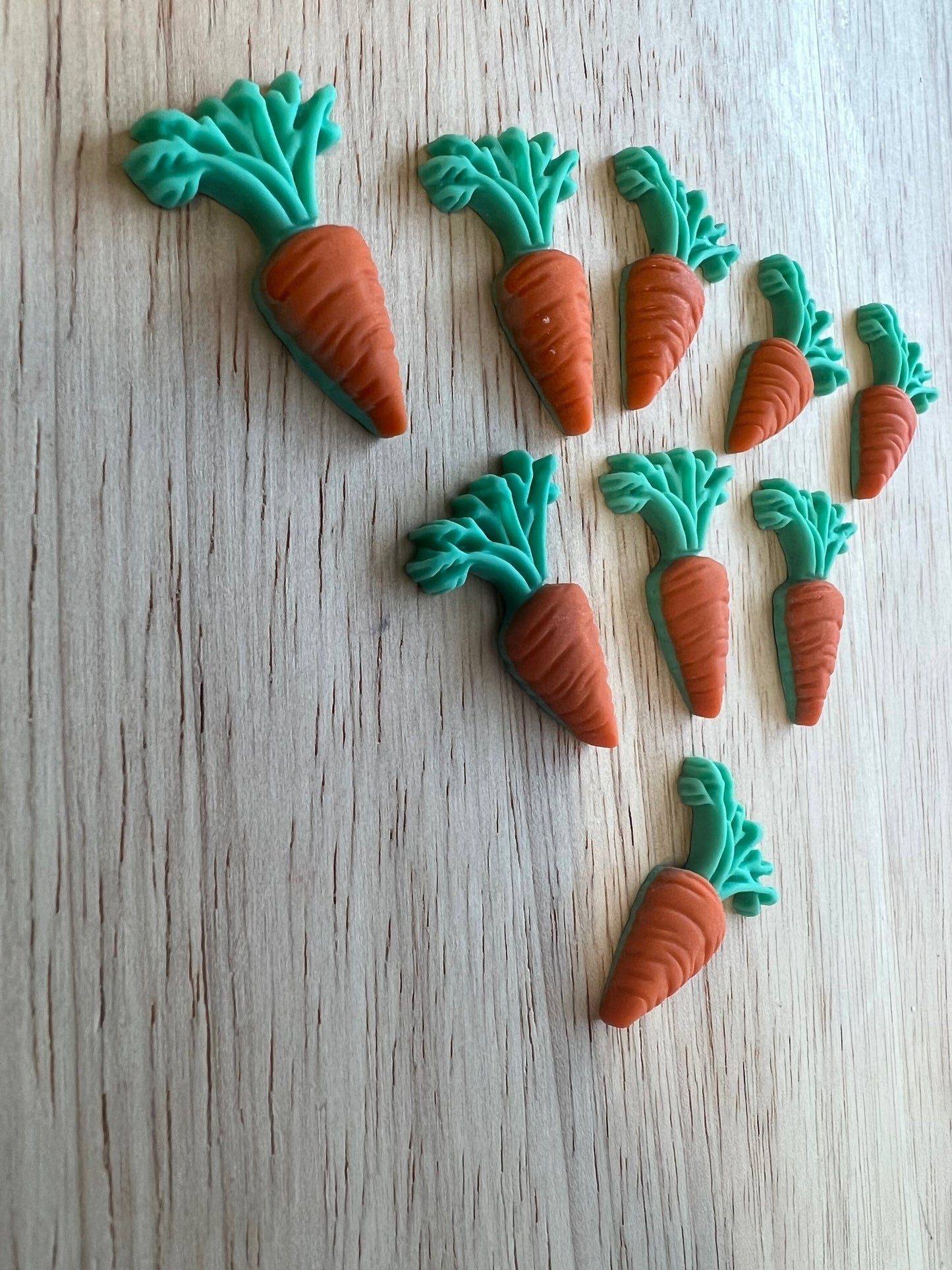 Mini CARROT Object-Alphabet Objects-Speech Therapy Mini Objects-Miniature Objects-Vegetable Theme Mini Object-Vegetable Trinkets Doodads