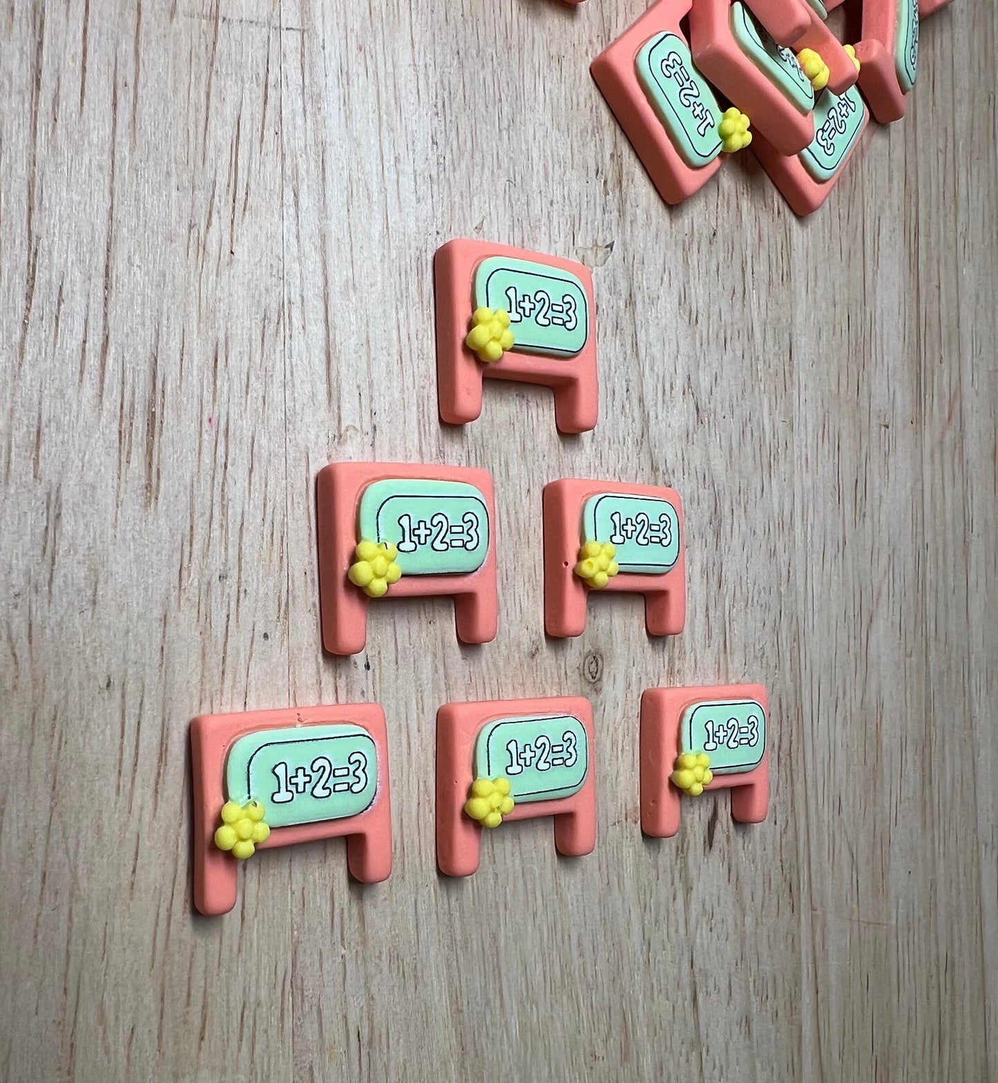 Baratijas de PIZARRA en miniatura-Mini tablero de matemáticas-Doodads-Objetos de casa de muñecas en miniatura para Scool-Doodads-Mini regalo