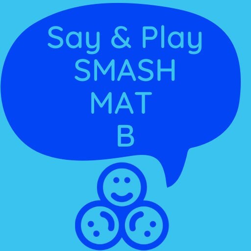 B Sound Smash Mat pour pâte à modeler-Matériaux d’orthophonie imprimables-Orthophonie-Orthophonie et Sourire-Outils d’orthophonie- Activité Lettre B