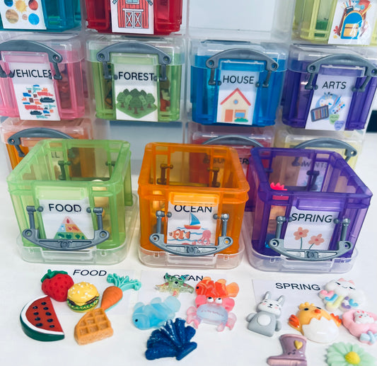 A Speech Therapy Mini Objects for Themed Therapy Theme Therapy Kit Theme Trinkets for Speech Therapy Mini Objects for Themes with Activities