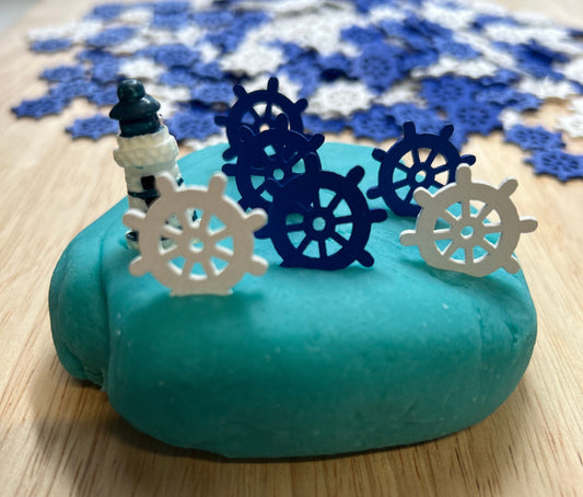 SHIPS WHEEL Mini Object-Speech Therapy Mini Objects-NAUTICAL Trinkets-Beach Mini Objects-I Spy Objects-Ocean Trinkets