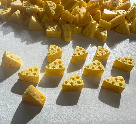 Miniatura QUESO Baratija Terapia del Habla Mini Objetos Baratijas de Comida Veo Veo