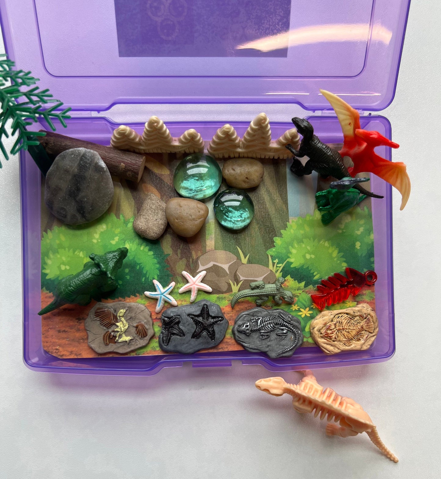 Miniature DINOSAUR Mini Objects  Therapy Language Task Box Dino Theme Minis