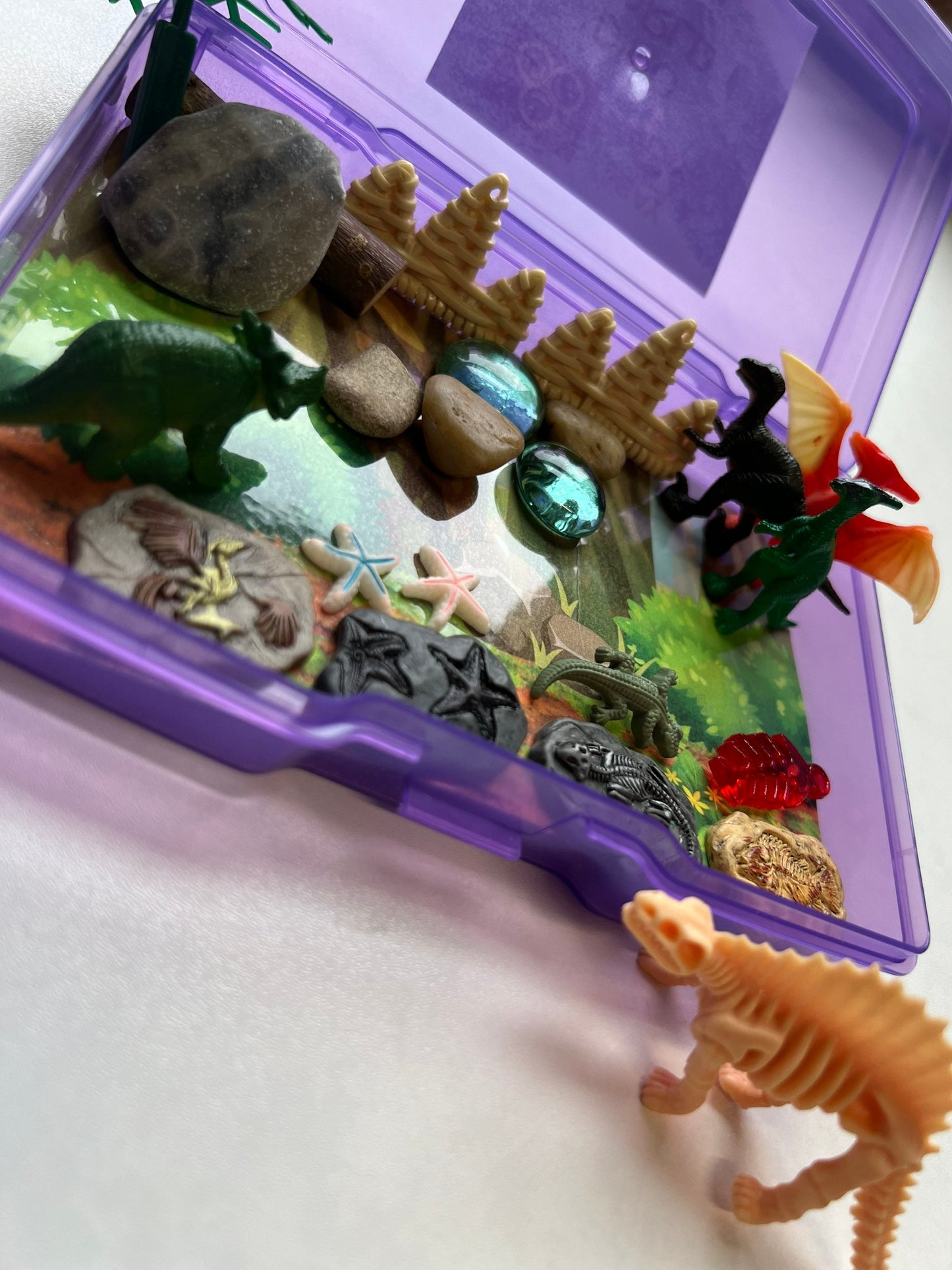 Miniature DINOSAUR Mini Objects  Therapy Language Task Box Dino Theme Minis