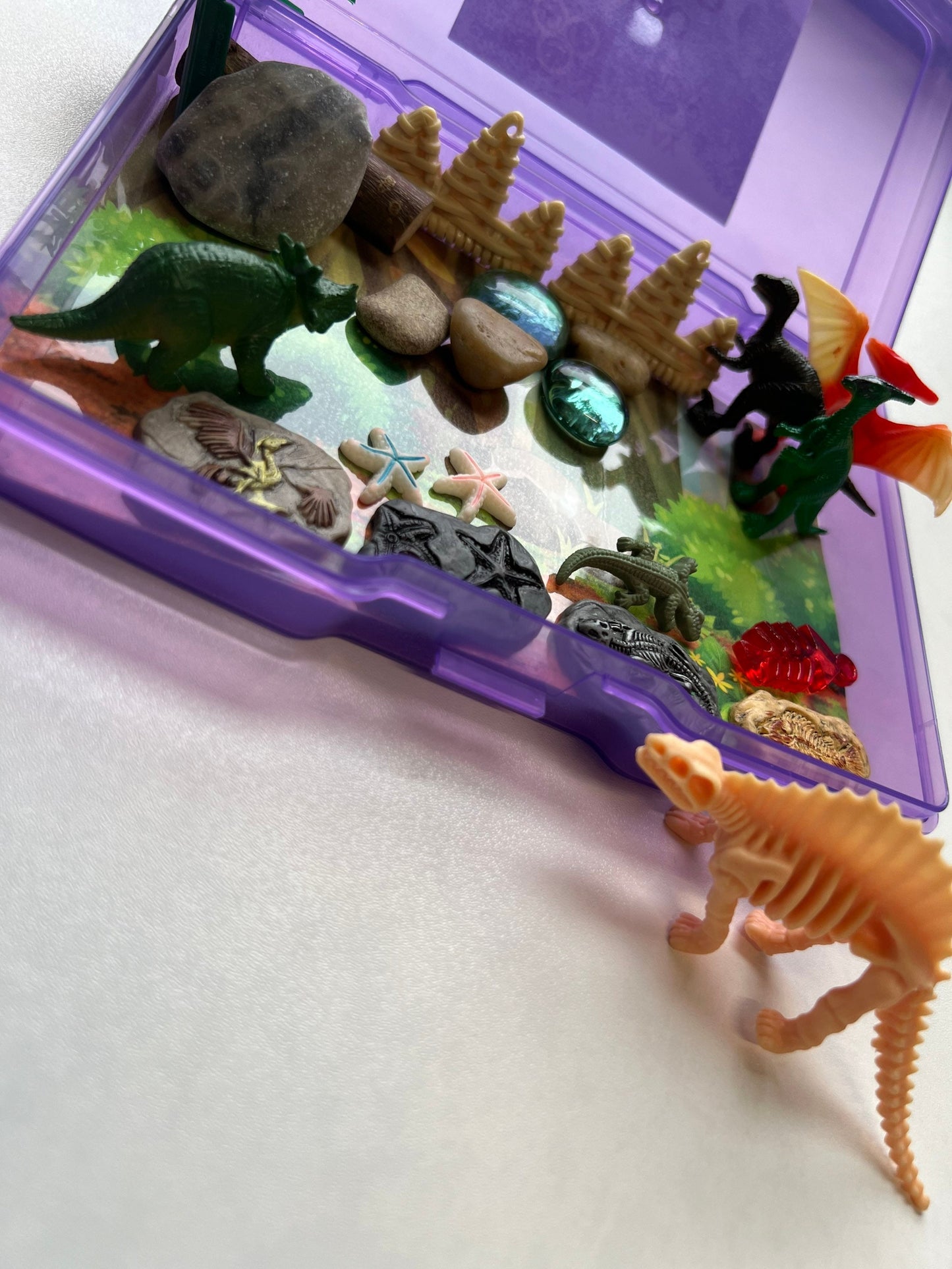 Miniature DINOSAUR Mini Objects  Therapy Language Task Box Dino Theme Minis