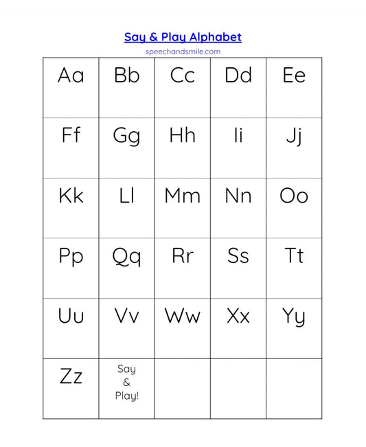 Alphabet Mat-Printable Alphabet Mat à utiliser avec des mini-objets-Montessori-Homeschool Printable-Beginning Sounds