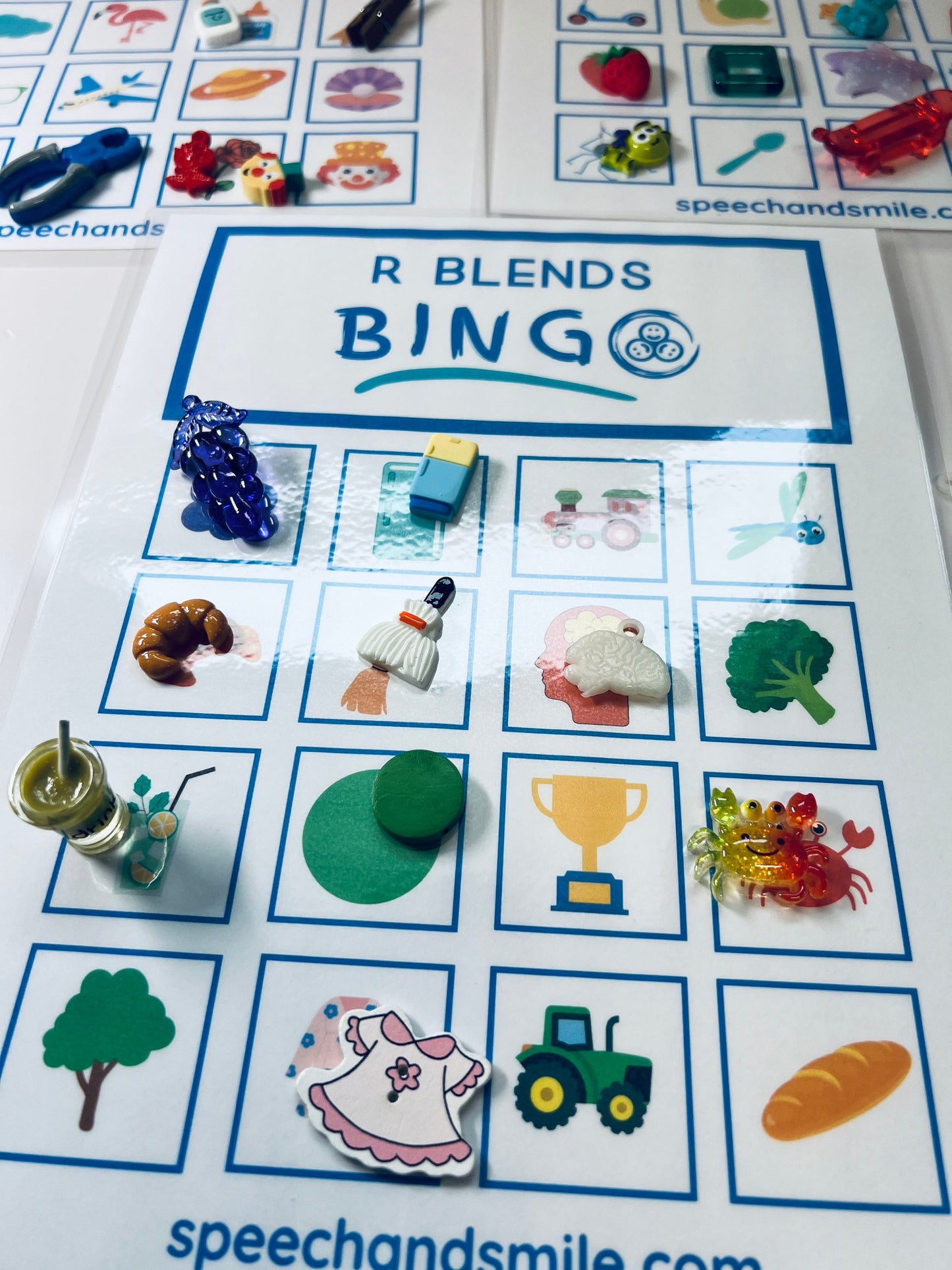 Mélange de sons Bingo-Activité de correspondance vocale-Sons de la parole Bingo-Orthophonie- Parole et sourire- Activité sonore de la parole SLP