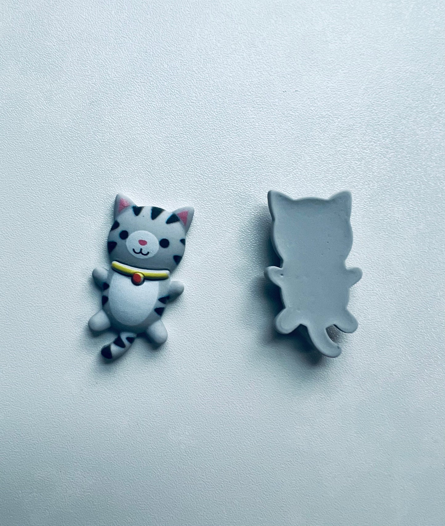 Mini Gray Cat Trinkets Dollhouse Miniature Pet Minis Speech Therapy Mini Objects Pet Theme Trinkets Doodads Mini Kitten