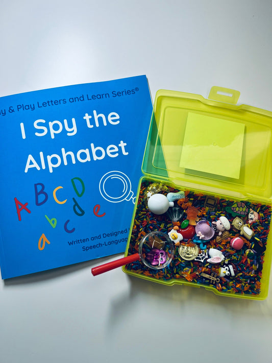 I Spy Alphabet Book with Objects Alphabet Objects Learn the Alphabet Play I Spy