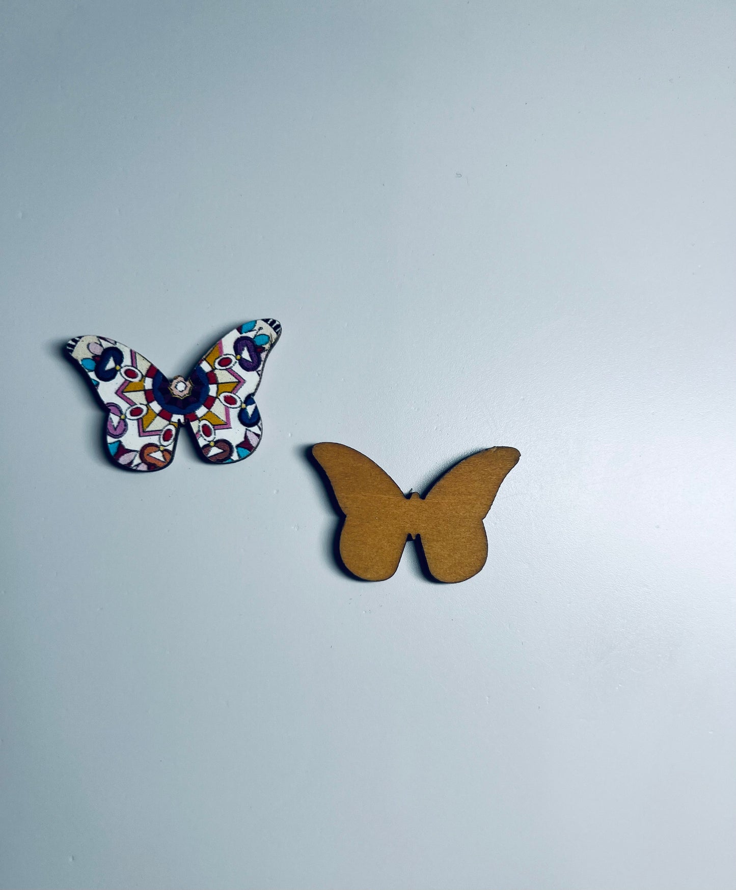 Butterfly Trinkets-Wood Butterfly-Painted Wood Butterfly-Trinkets-Mini Objects