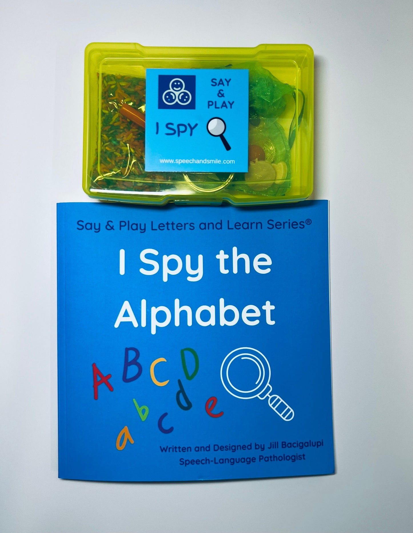 I Spy Alphabet Book with Objects Alphabet Objects Learn the Alphabet Play I Spy