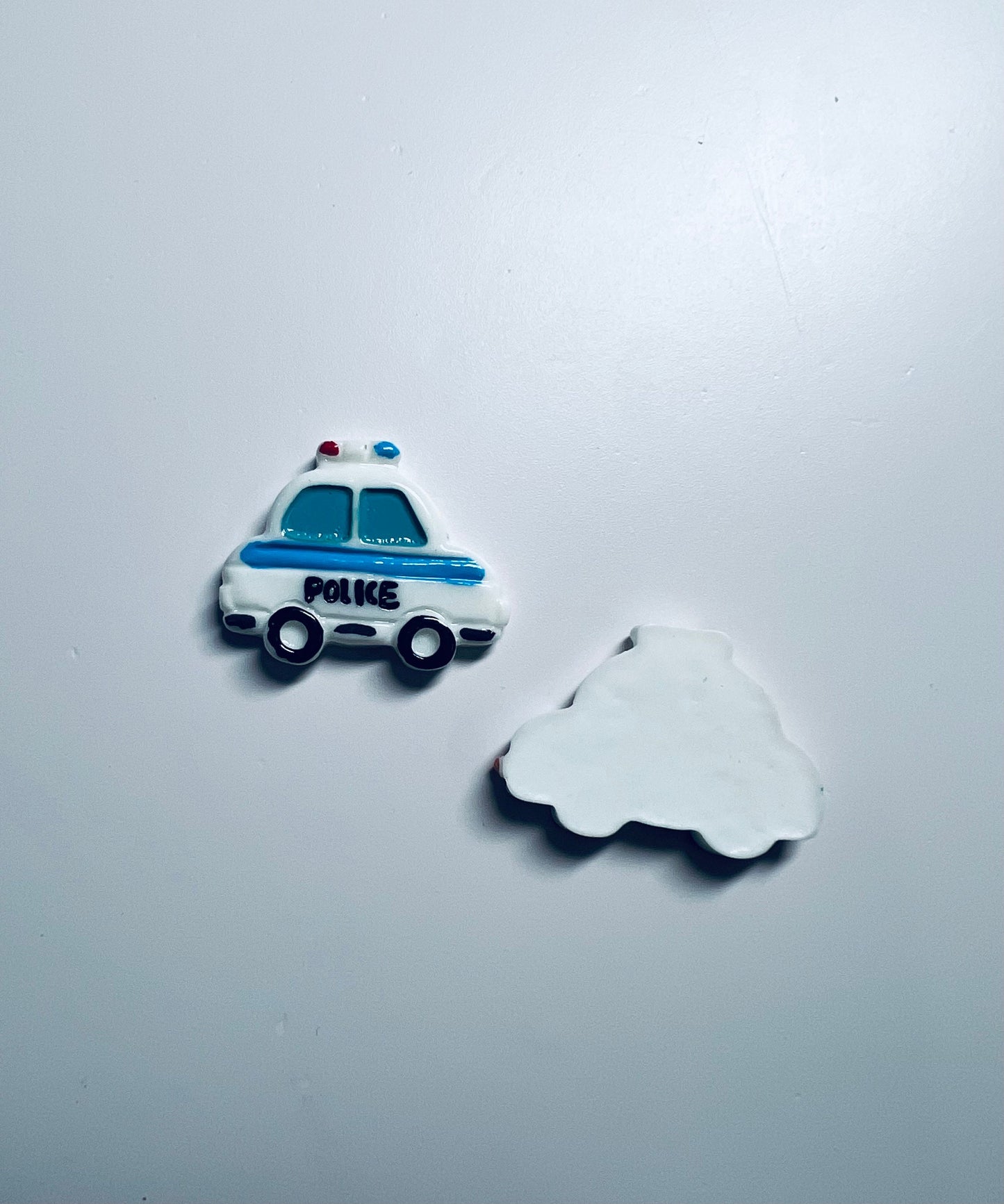 Mini POLICE CAR object-Occupation Theme Objects-Speech Therapy Mini Objects-Transportation Theme Objects-Speech Therapy Trinkets Doodads-