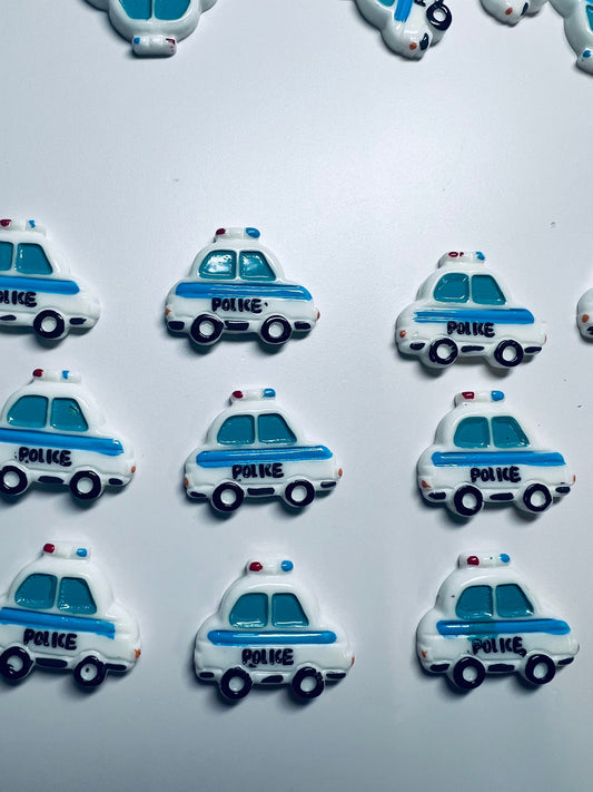 Mini POLICE CAR objet-Occupation Thème Objets-Orthophonie Mini Objets-Transport Thème Objets-Orthophonie Bibelots Doodads-