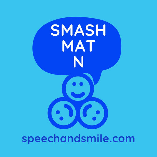 N Sound Smash Mat para materiales de logopedia imprimibles con plastilina-Terapia del habla-Terapia del habla y sonrisa-Herramientas de logopedia- Actividad de la letra K