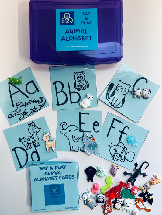Zoo Phonics Alphabet Objects- Alphabet Trinkets-Alphabet Kit-Learn Letter Sounds-Speech Therapy Objects-Beginning Sound Objects