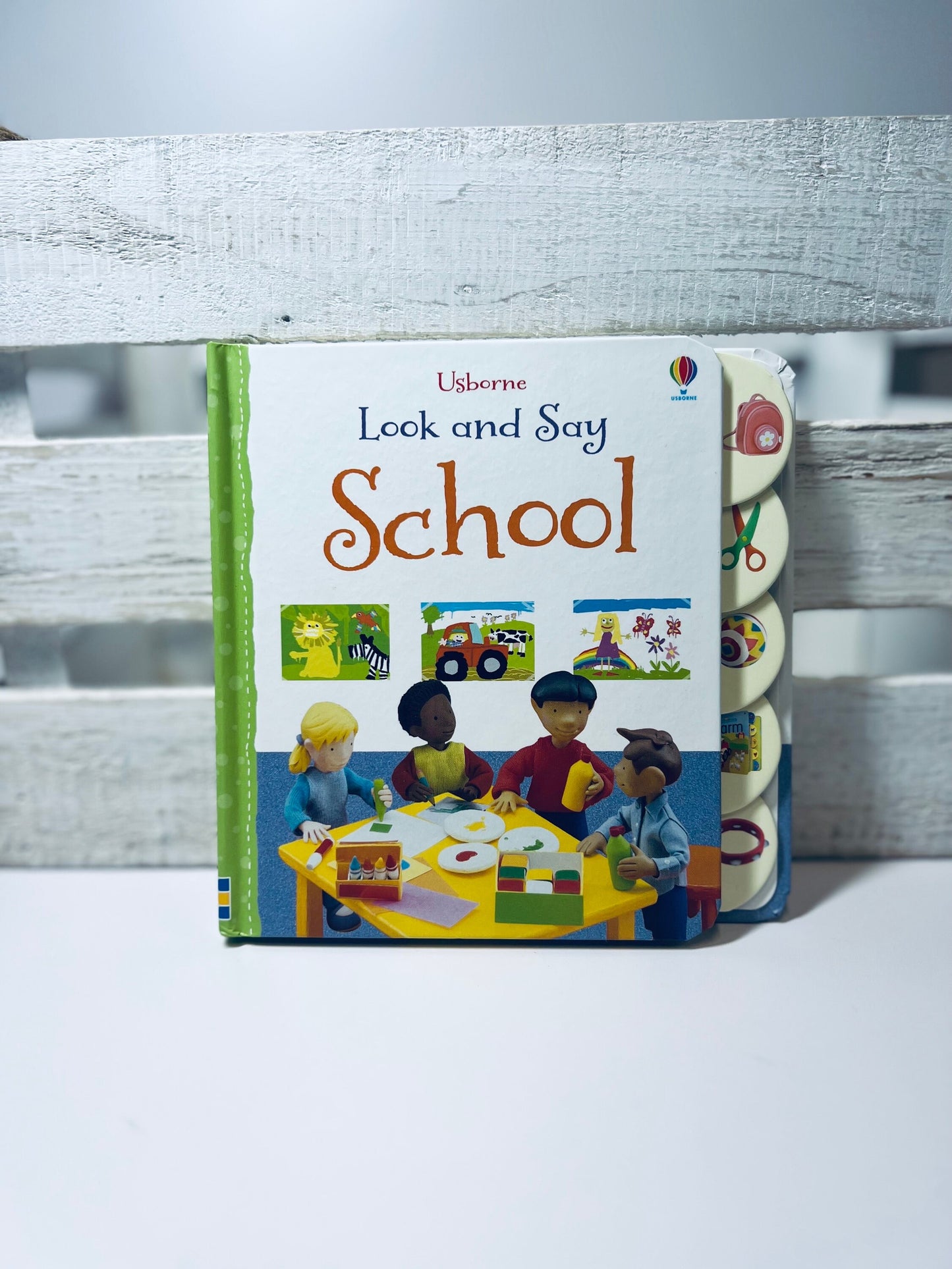 Livre pour enfants Thème scolaire Livre-Look and Say School- Livre d’orthophonie-Livre de vocabulaire-Livre cadeau-Kid Lit