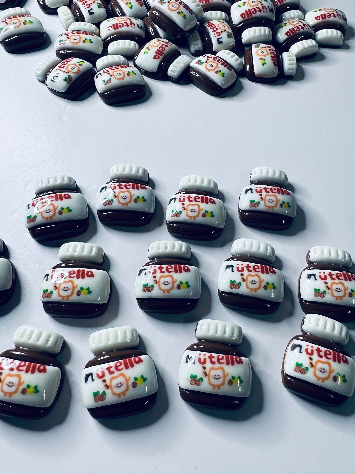 Mini baratija NUTELLA Mini objetos para logopedia Casa de muñecas Comida Miniaturas Baratijas Adornos