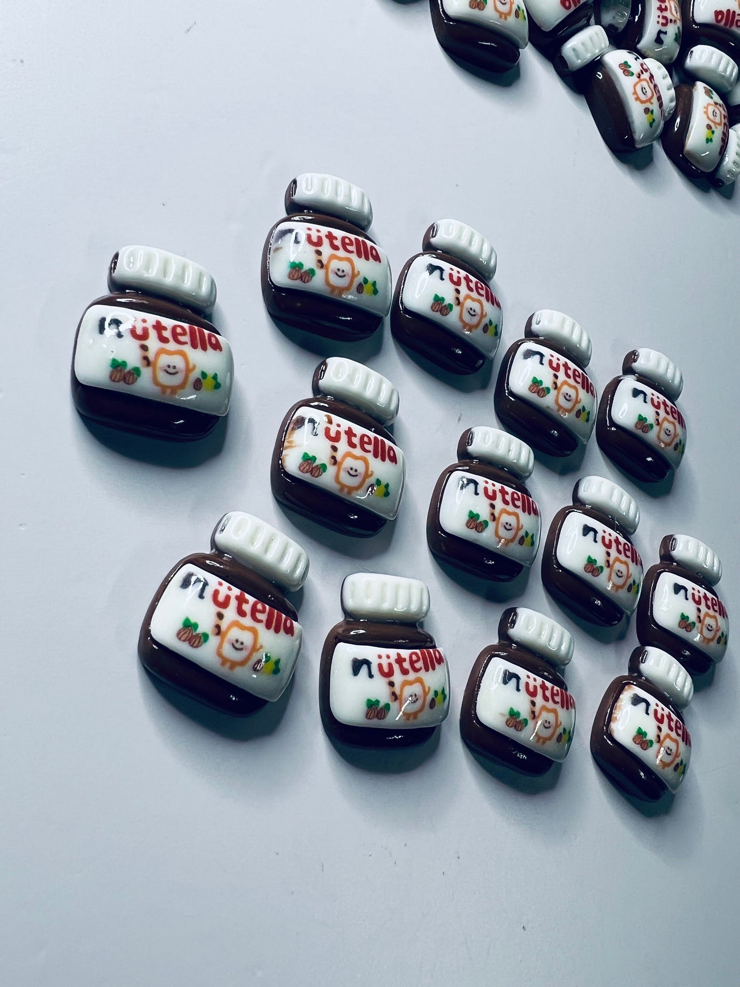 Mini bibelot NUTELLA Mini objets pour l'orthophonie Dollhouse Food Miniatures Bibelots Doodads