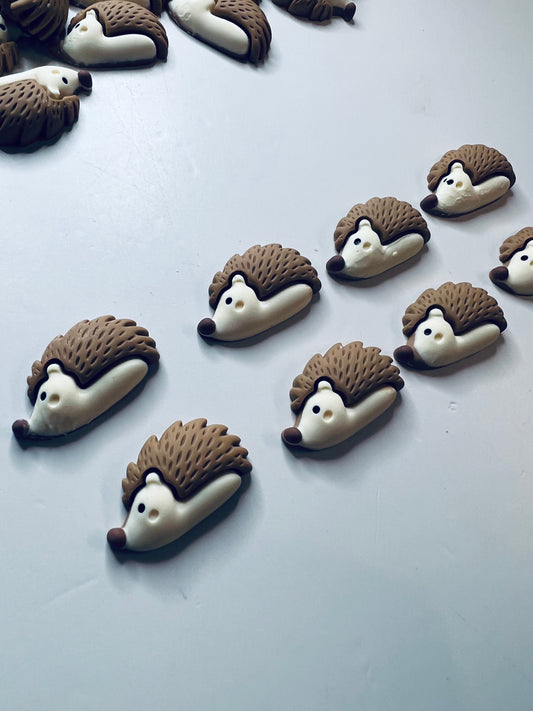 Mini HEDGEHOG Trinket-Doodads- Mini Objets pour Orthophonie-Forêt Bibelots