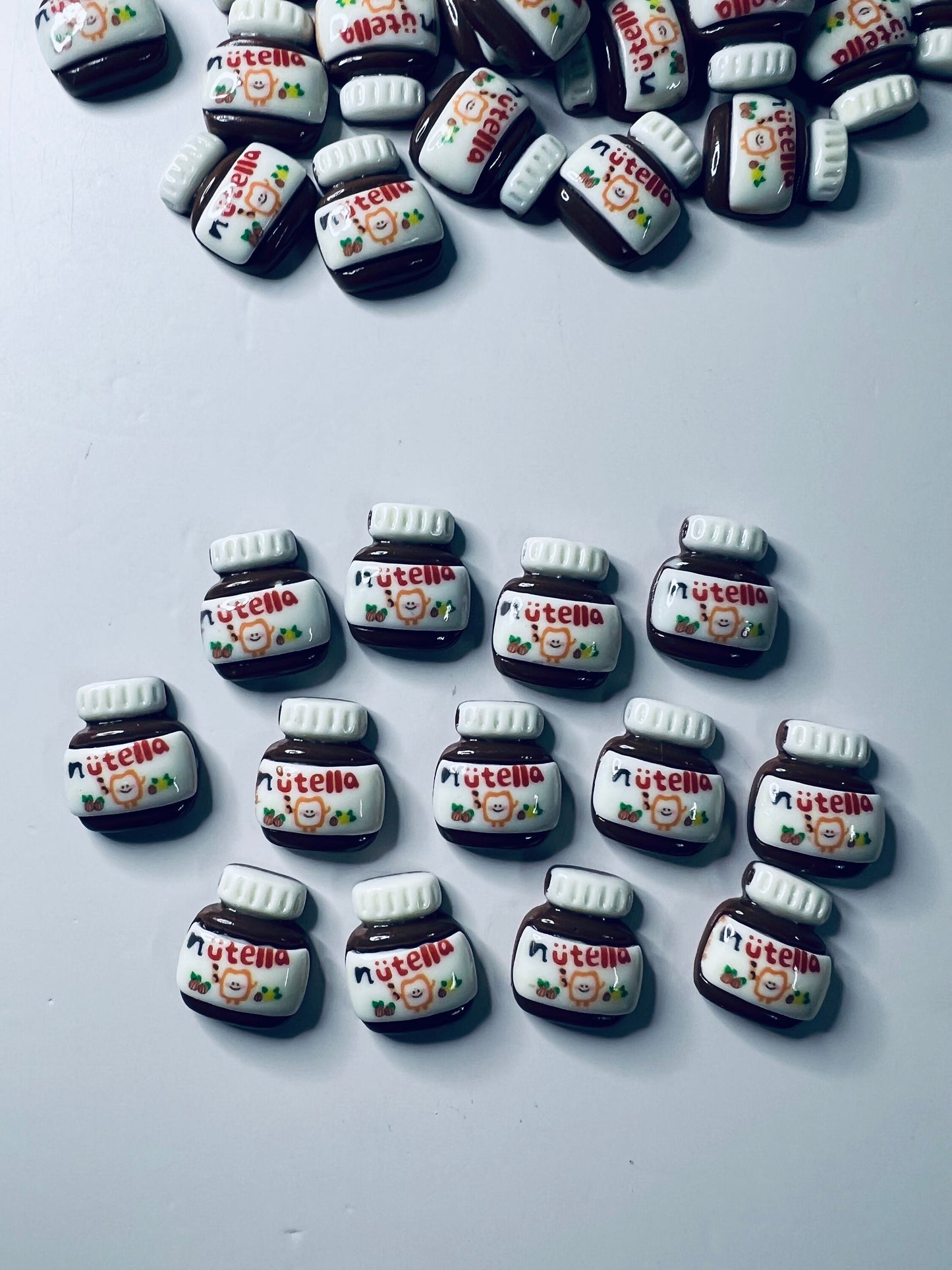 Mini bibelot NUTELLA Mini objets pour l'orthophonie Dollhouse Food Miniatures Bibelots Doodads