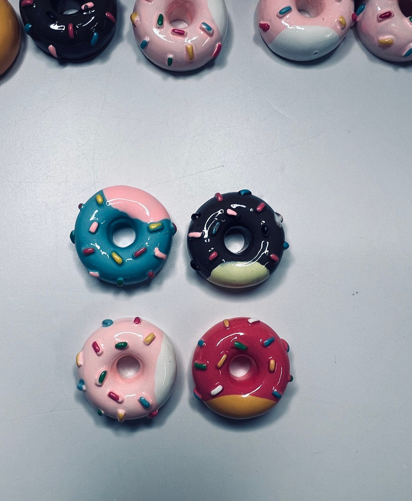 Miniature Donut Trinket-Baking Trinkets-Doughnut Mini Object-Dollhouse Food Miniature Objects -Doodads-Trinkets