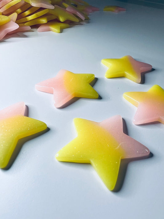 Baratija de estrellas en miniatura - Mini objetos espaciales - Baratijas espaciales - Minis para logopedia - Objetos de lenguaje Montessori para mezclar sonidos