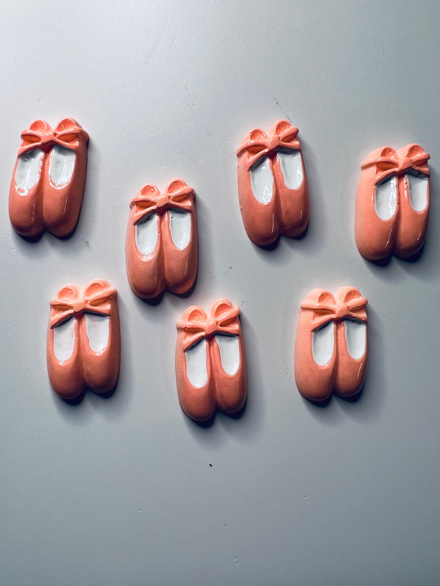 Miniature BALLET SHOES Object - Mini Pointe Shoe Trinket - Dance Trinkets- Mini Objects Speech Therapy ~ Trinkets - Ballet Embellishments