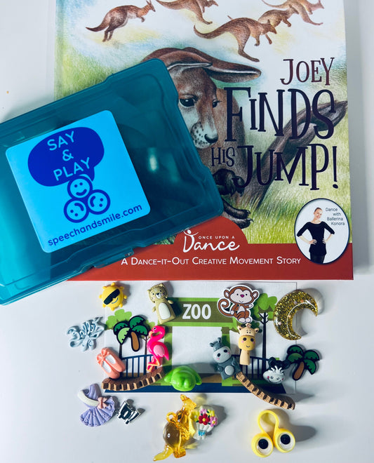 Story Kit with Objects - Kangaroo Book - Children’s Book with Movement - Joey Finds His Jump! A Dance-It-Out Creative Movement Story