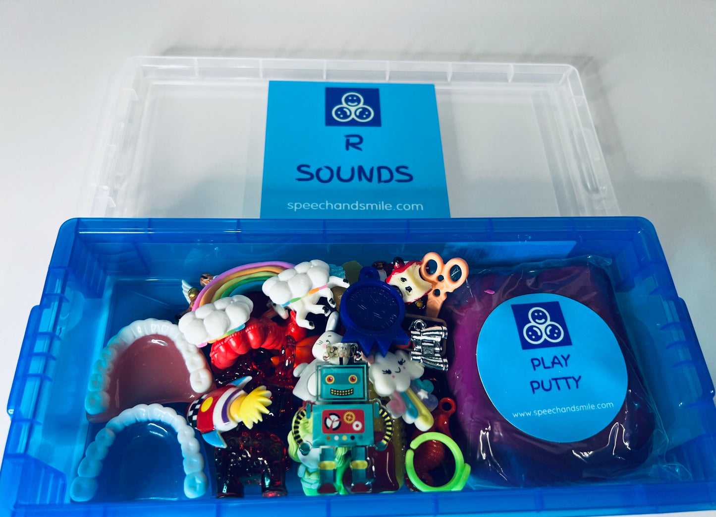 R Sound Objects Kit with Mouth Model-R Mini Objects for Speech Therapy-