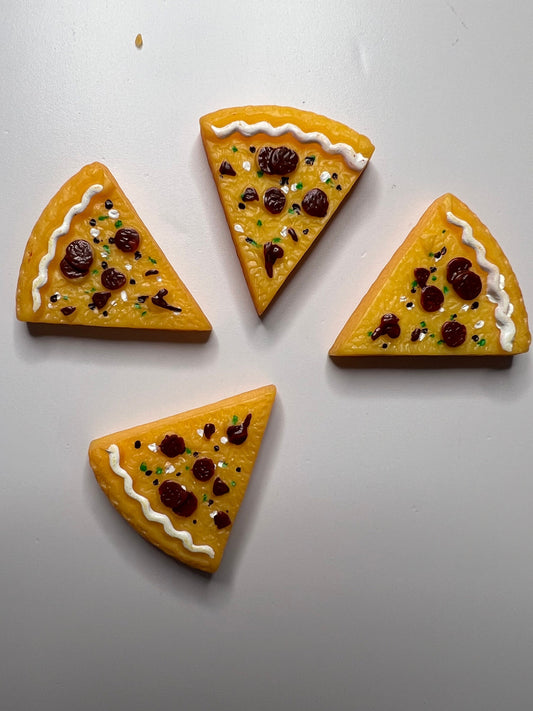 Miniature PIZZA Slice Object - Speech Therapy Mini Objects-FOOD Trinkets - Pizza Play Objects- Trinkets - Doodads - Montessori Objects