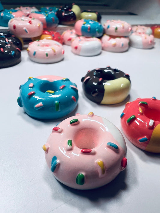 Baratija de donut en miniatura-Baratijas para hornear-Donut Mini Objeto-Casa de muñecas Comida Objetos en miniatura -Doodads-Baratijas