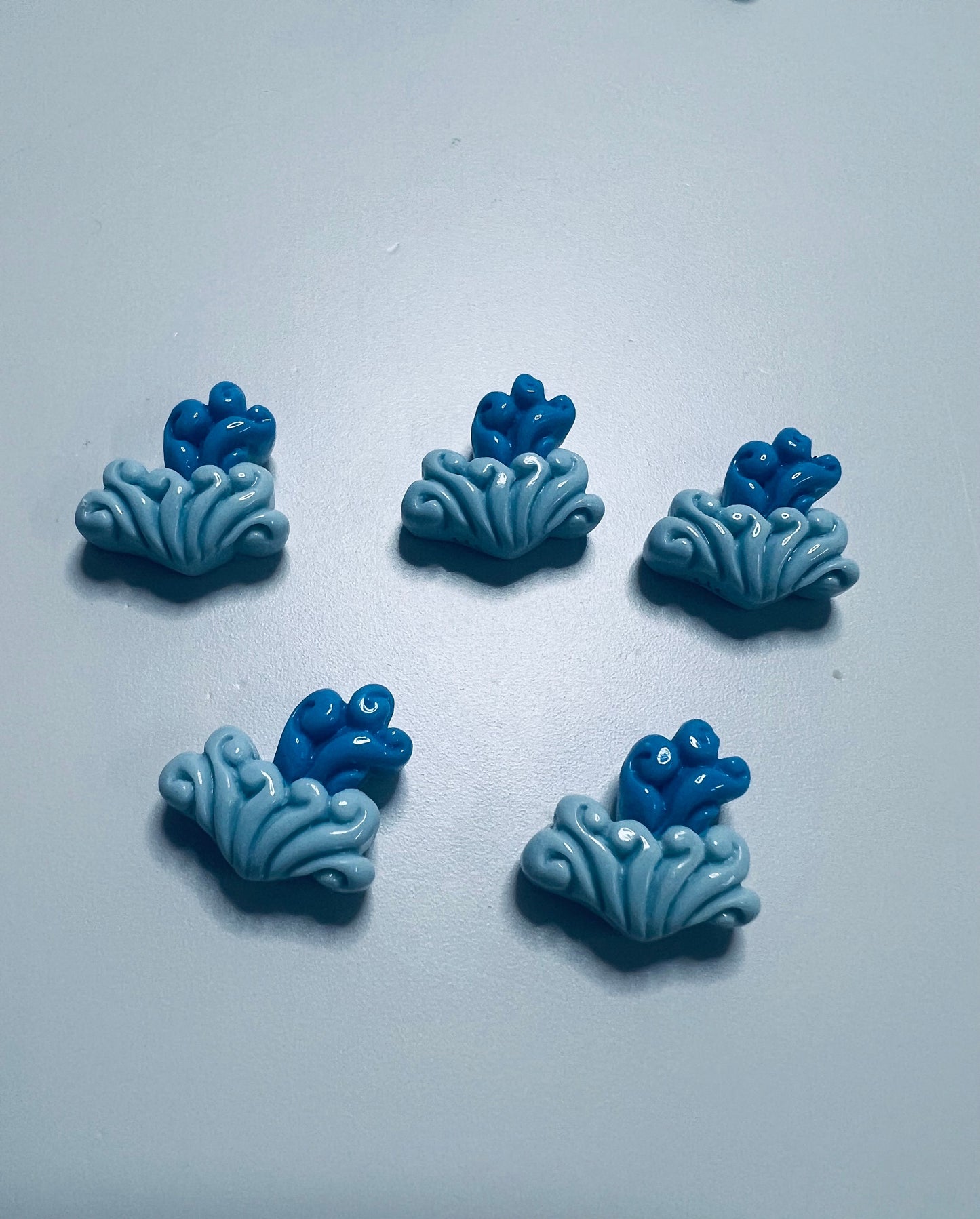 MICRO Miniature Ocean Waves Object - Bag of Mini Waves - I Spy Objects - Mini Objects Speech Therapy - Ocean Wave Trinket