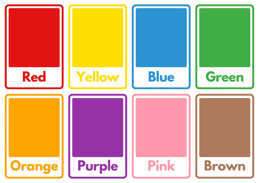 COLOR Sort Mat Printable - Color Sorting Digital Download - Color Sort Worksheet - COlor Sort Poster